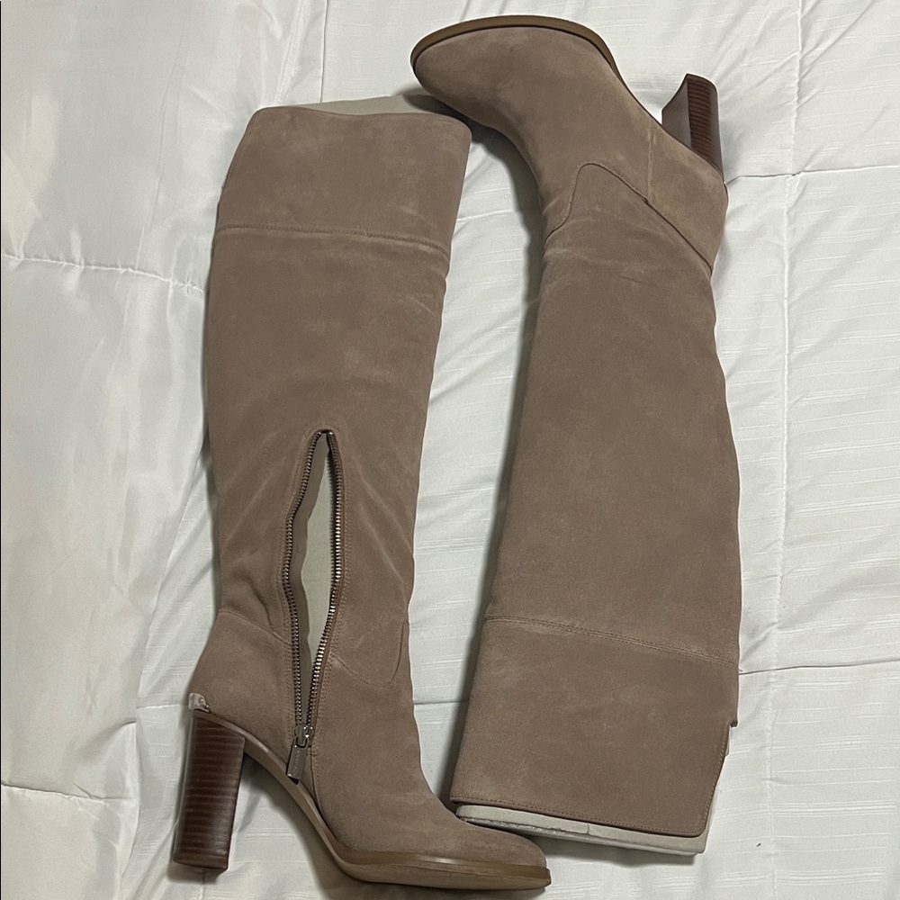 Michael Kors Taupe Heeled Boots